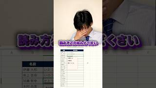 【chatGPTで読み仮名を入力する方法】#エクセル #パソコン #shorts
