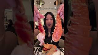 シーフードビュッフェで食べたもの全部で135ドル🦞🦀🥩