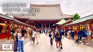 Wandering Asakusa | Tokyo, Japan Walking Tour 🇯🇵【4K | 60fps】