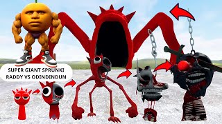 SUPER GIANT EVOLUTION: Sprunki Raddy vs ODINDINDUN – Epic GMod Boss Battle!