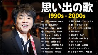 懐かしの j-pop 90年代 2000年代 🎸 40代から50代が聴きたい懐メロ30選 🎸 メドレー　作業用BGM J-POP #jpopメドレー #思い出の歌 #vol1