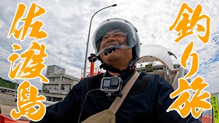 【佐渡島】スーパーカブで釣り旅！2週間のテント生活！楽しい！
