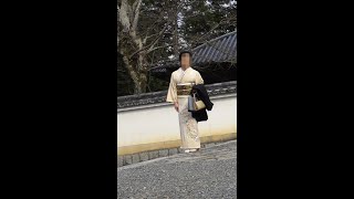 【女装】訪問着を着用して、京都南禅寺付近を散歩してきました
