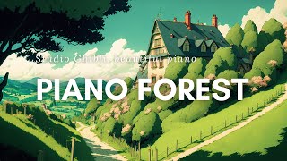 暖かい夜、ジブリピアノ睡眠音楽 3hours / relaxing, relief, studying