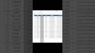 【列を簡単に移動する方法】 #excel #エクセル #パソコン